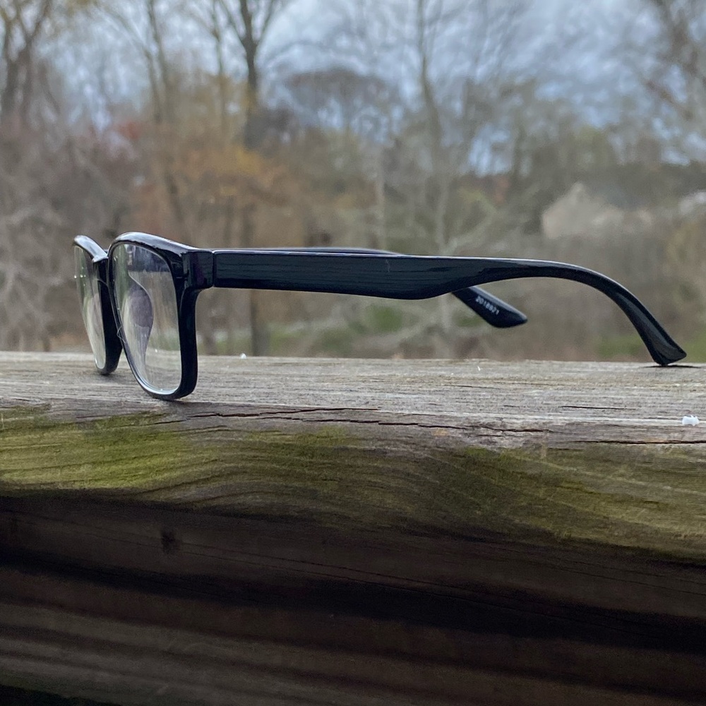 Zenni Classic Black Rectangular Glasses Frames Un… - image 4